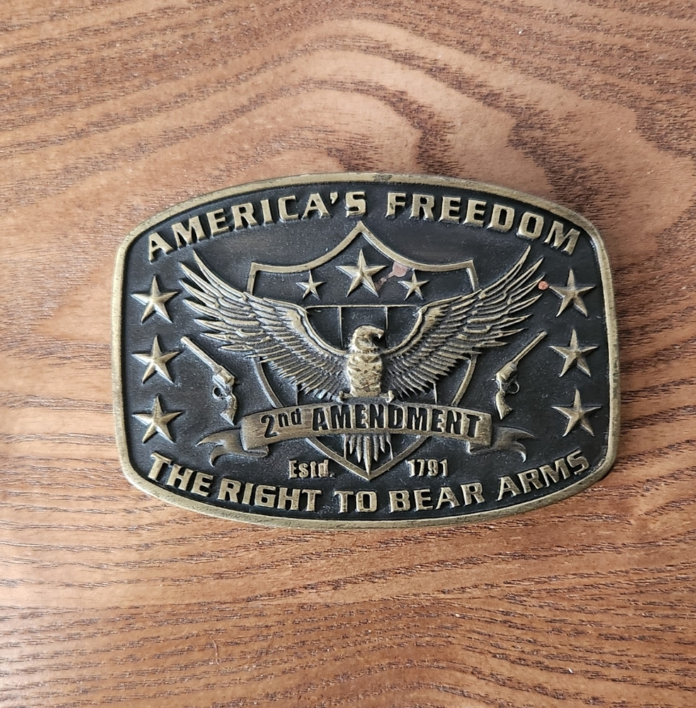 2nd Amendment Belt Buckle